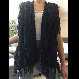 Free People Fringe Sweater Vest